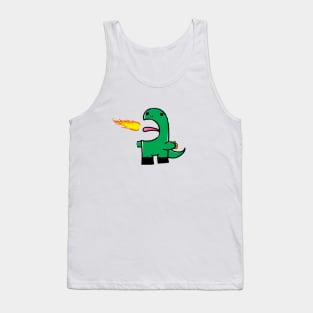 dinosaur fire Tank Top